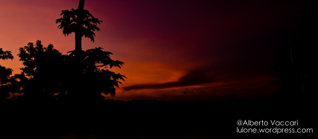 Sunset in Kampala.